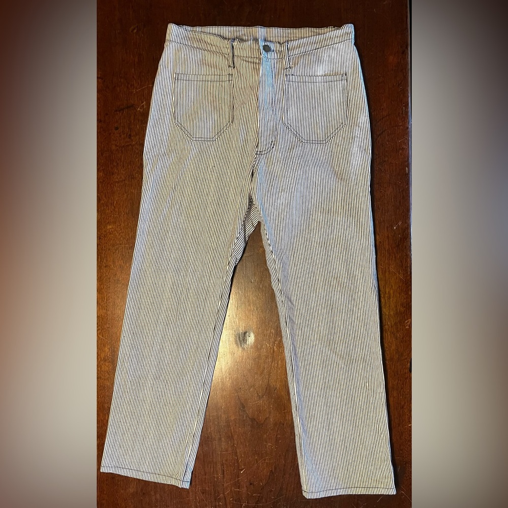 Lykke Wullf Ranch Pants Railroad Stripe Size L